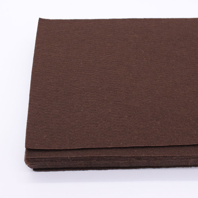 Brown Felt, 2mm Hard Felt Fabric,Polyester Fabrics,Needlework,Diy